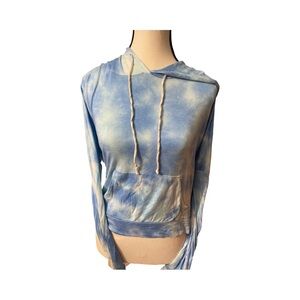 Blue Tie-Dye Women's Hoodie